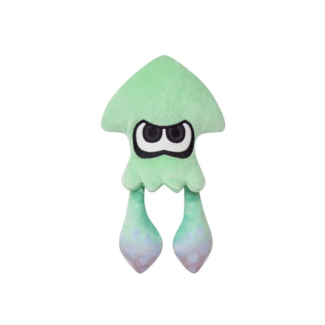 San-Ei Splatoon 3 Light Blue Squid Plush Toy S SP31 – Official Nintendo Soft Toy