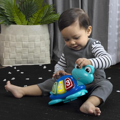 Baby Einstein Ocean Explorers Curiosity Cove 2-in-1 activity jumper and floor toy for babies 6-12 months, colorful ocean-themed design.