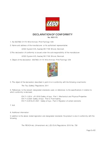 LEGO Creator 3in1 Wild Animals set featuring a pink flamingo, cockatoo parrot, and axolotl toy for creative play.