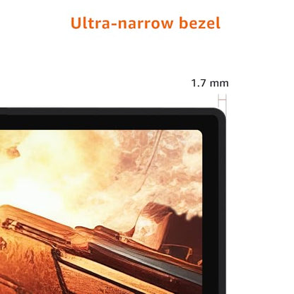 Amazon Basics 27-inch Gaming Monitor, FHD 1080P, 165 Hz, VESA Compatible, Adaptive sync, 1 ms response, Black