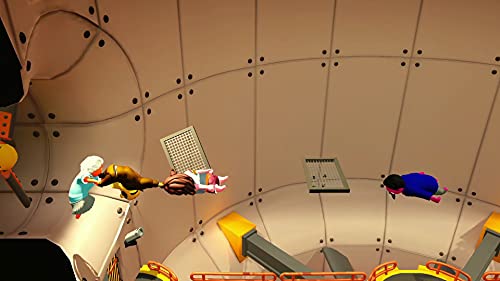 GANG BEASTS Nintendo Switch game case featuring colorful, cartoon-style characters in humorous, chaotic poses.