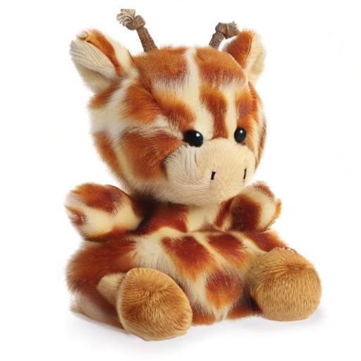 Aurora Palm Pals, Safara The Giraffe Soft Toy, 33477, 5 inches, Multi-Coloured
