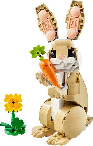 LEGO Creator 3in1 Cute Bunny toy, showcasing animal figure that transforms into a llama or seal, ideal for creative play.