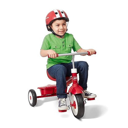 Radio Flyer 3-in-1 Stroll 'N Trike, Red Toddler Trike For 1.5-5 Years Old