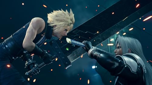 Bandai Namco Final Fantasy VII Remake Intergrade game box art featuring main characters and vibrant fantasy artwork.