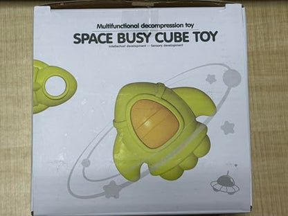 AiTuiTui Baby Montessori Toys for 2 3 Years Boys Girls, Activity Cube Sensory Toys for Toddlers Travelling, Motor Skills Busy Cube Toy for 18 Months Infant Birthday Gifts