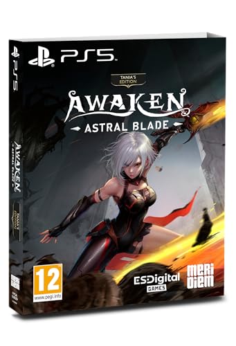 Astral Blade Tania's Edition PS5 game by MDM MERIDIEM GAMES, featuring cover art with fantasy-themed design and game title.
