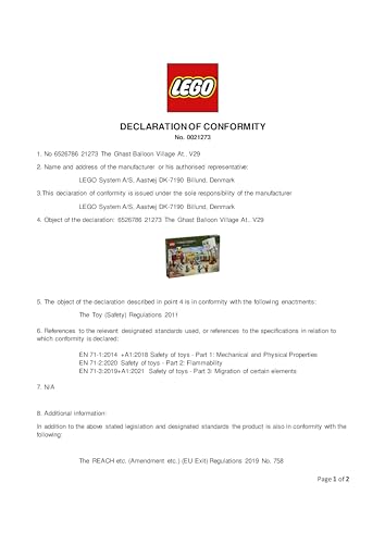 LEGO Minecraft The Ghast Balloon Village Attack Toy - incl. Steve's House, 4 Minifigures, Iron Golem Figure & Exploding Fountain Function - Gaming Gift for 10+ Year Old Boys, Girls & Fans - 21273
