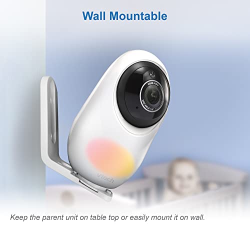 VTech RM2751 2.8-inch Wi-Fi HD baby monitor showing camera and control interface with remote access feature