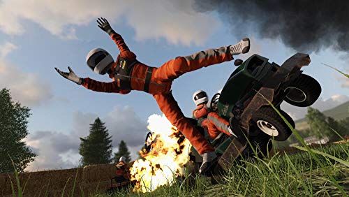 Wreckfest PS5 game cover by THQ Nordic showing racing cars and demolition derby scene on a vibrant racing track.
