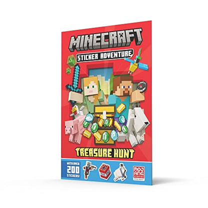 Minecraft Sticker Adventure: Treasure Hunt: A brand-new official sticker book containing hours of fun for kids