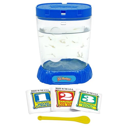 The Original Sea Monkeys - Ocean Zoo - Grow Your Own Pets Science Kit- Includes Eggs, Food, and Water Purifier, Color May Vary