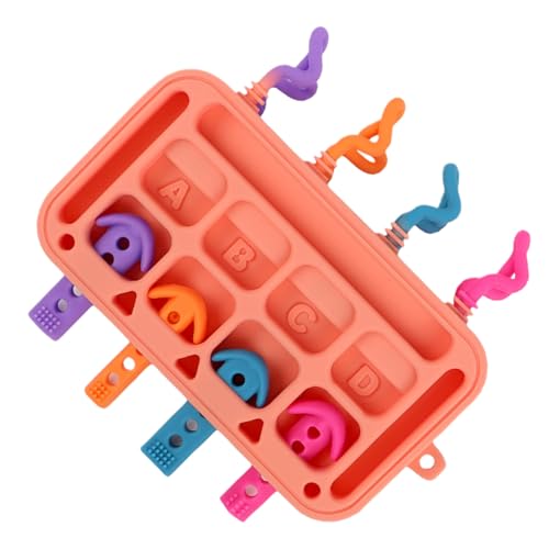 Yurosuis Toddler Activity Board | Silicone Educational Toy - Early Learning Toys - for 1-3 Years Old Kids Boys Girls Children Home School Kindergarten Travel