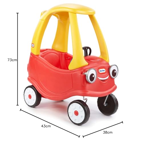 little tikes Cozy Coupe - Ride On for Kids with Real Working Horn, Clicking Ignition Switch, & Fuel Cap - For Kids 18+ Months