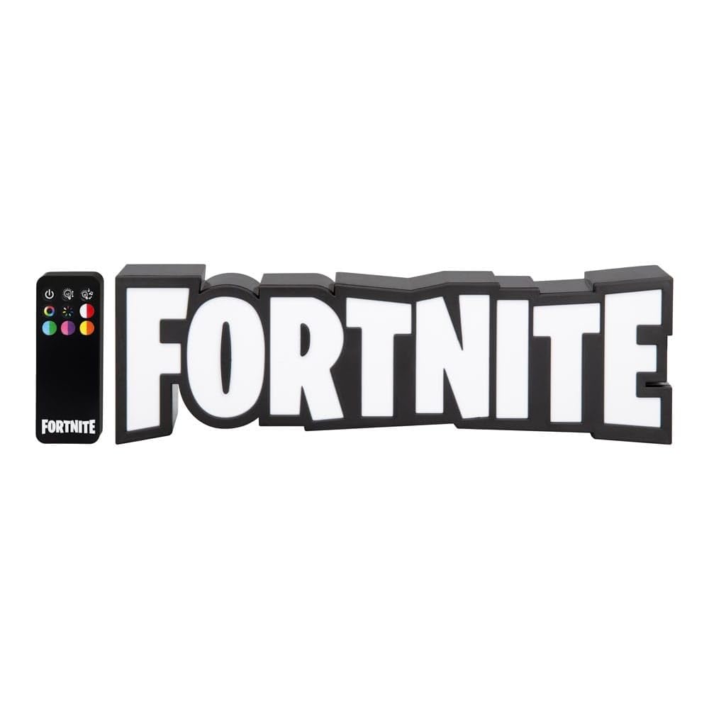 Fortnite RGB Colour-Changing Logo Light, Officially Licensed Gaming Lamp with Remote Control, Display on Wall or Desk, USB Powered Home Décor for Gamers | Paladone