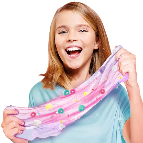 Canal Toys So Slime Mix’in Bucket with textured slimes, charms, and decorations in a colorful slime bucket for kids aged 6+