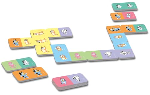 Ravensburger Bluey Dominoes Game For Kids Age 3 Years Up - 2 to 4 Players