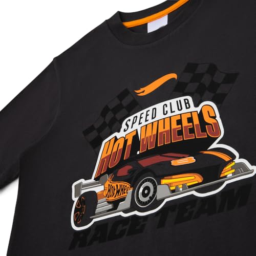 Hot Wheels Boys T-Shirts Pack of 3 |Short Sleeve 3PK Multipack T-Shirts for Boys | Official Clothing Merchandise (UK, Age, 4 Years, 5 Years, Regular, Blue/Black/White)