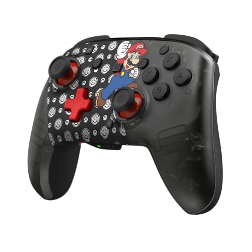 Turtle Beach Rematch Wireless Controller for Nintendo Switch featuring Super Mario Jump design and official licensing.