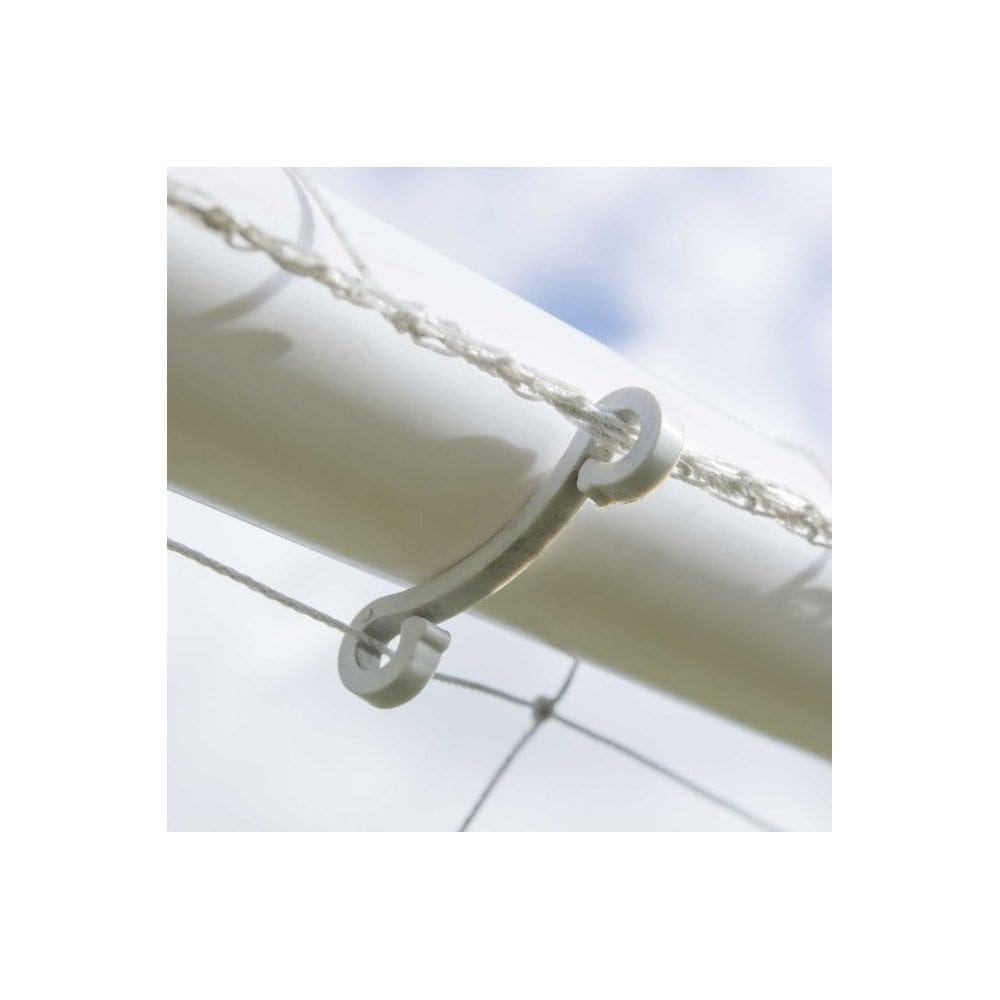 JSH Football Goal | All Weather UPVC Football Goals | Kids Garden Target Net Posts | Easy Assemble | Perfect for Training, Practice & Play | 8ft x 4ft, 8ft x 6ft or 12ft x 6ft (8ft x 6ft)
