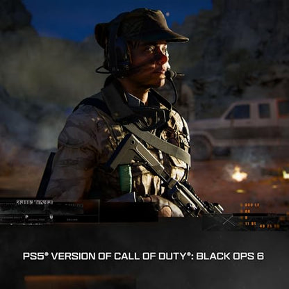 PlayStation 5 game case for Call of Duty®: Black Ops 6 with Xbox branding, featuring artwork on the front.