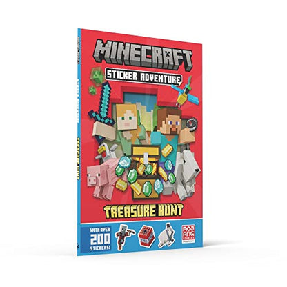 Minecraft Sticker Adventure: Treasure Hunt: A brand-new official sticker book containing hours of fun for kids