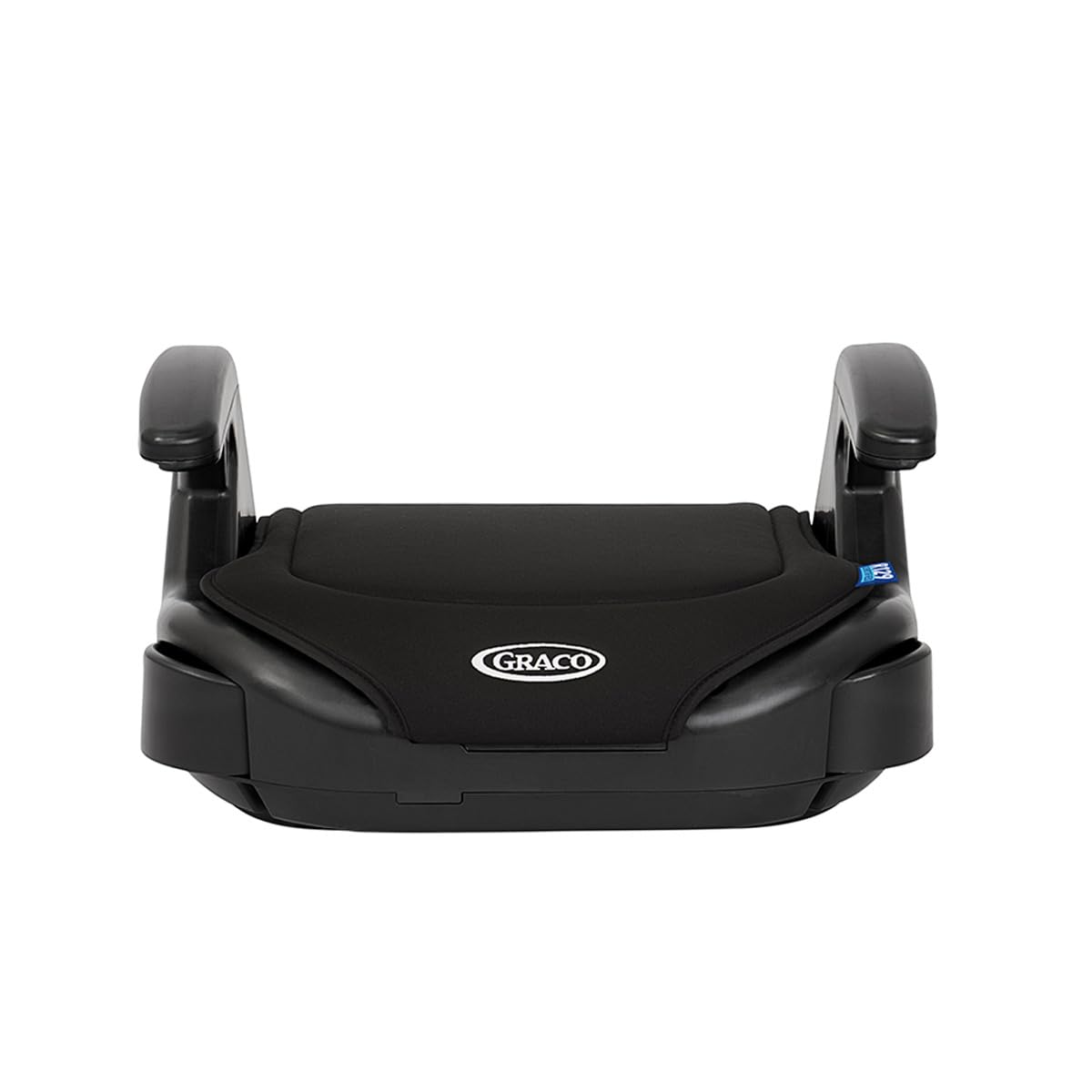 Graco Booster Basic R129 Backless Booster Car Seat, Lightweight at only 1.4kg, Suitable from approx. 7 to 12 years (135-150cm), Black fashion