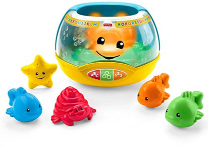 Fisher-Price Laugh & Learn Magical Lights Fishbowl toy with colorful lights and learning content for infants 6+ months
