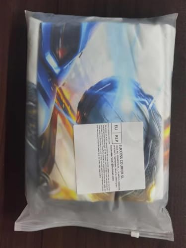 NICHIYOBI World Wrestling Entertainment (WWE) Bed Linen Set with Duvet Cover and Pillowcase, Microfibre, 3D Digital Print, 3-Piece Bedding Set (4, Single, 135 x 200 cm)