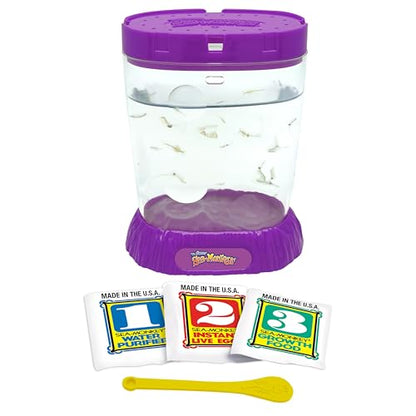The Original Sea Monkeys - Ocean Zoo - Grow Your Own Pets Science Kit- Includes Eggs, Food, and Water Purifier, Color May Vary