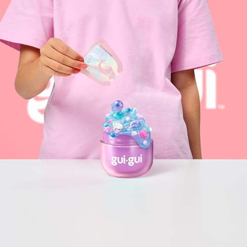 Gui Gui twin pack bundle featuring two scented slime varieties with clear and glossy textures, perfect for leveling up your slime game.