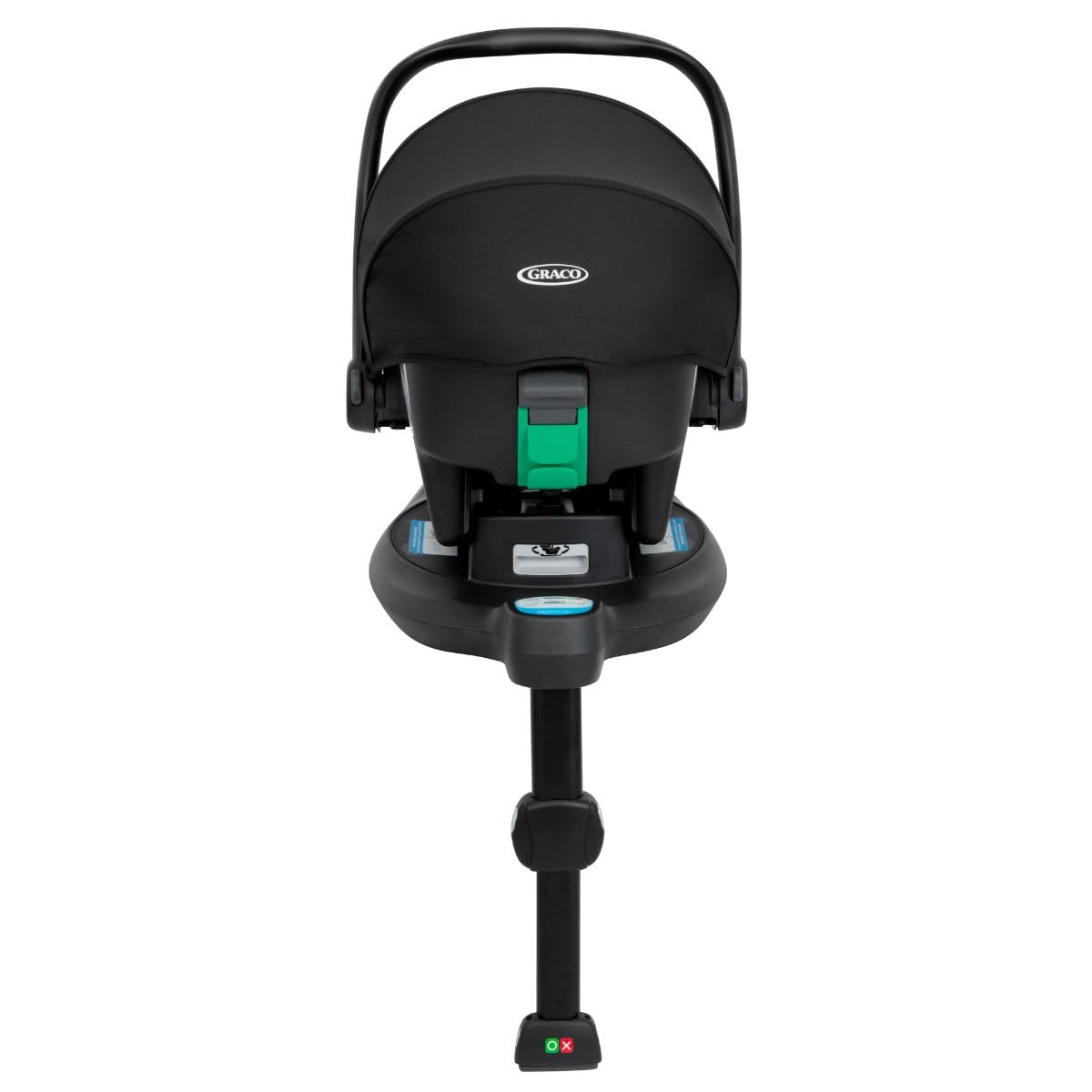 Graco SnugLite i-Size R129 Infant car seat, Suitable from 40-75cm, Birth to Approx 12 Months, Lightweight at only 3.3kg, Compatible with SnugTurn or SnugLite ISOFIX Bases, Midnight Fashion