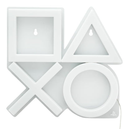 Paladone PlayStation LED neon light with controller icons, wall-mounted mood lighting for gaming rooms and office decor.