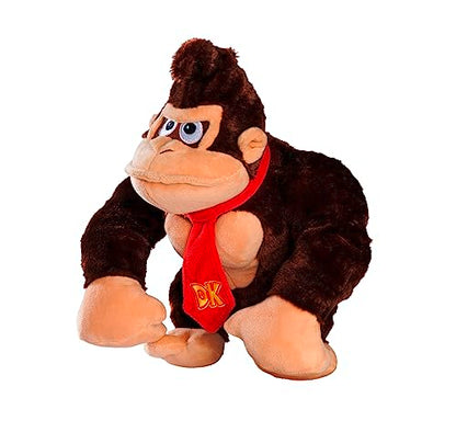 Simba official Nintendo Super Mario Donkey Kong plush soft toy, 30cm, cuddly and colorful for kids and fans.