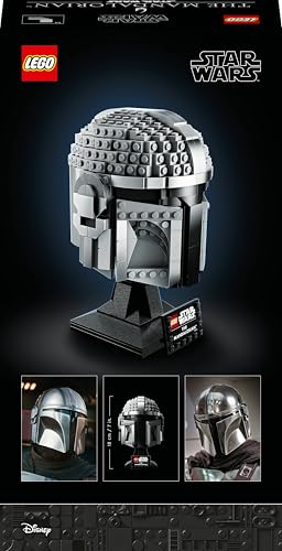 LEGO Star Wars The Mandalorian Helmet Model Building Kit, Collectible Display Set for Adults, Gift Idea for Men, Women, Him or Her 75328