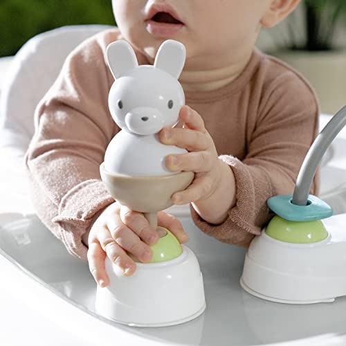 Ingenuity Spring & Sprout First Forest 3-in-1 baby activity walker with colorful toys, adjustable height, foldable, suitable for 6 months+