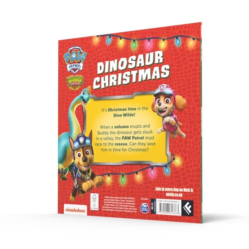 Paw Patrol Dinosaur Christmas Picture book: A BRAND NEW action packed festive story book from the hit Nickelodeon series. The perfect Christmas gift ... are fans of the movie, TV series and game.