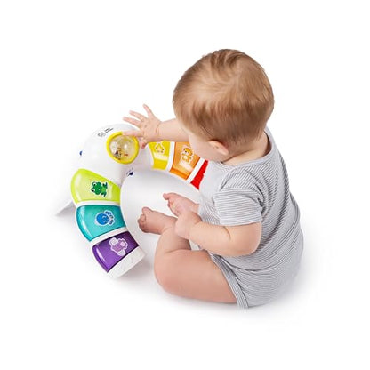 Baby Einstein Glow & Discover Light Bar musical activity station with colorful lights and buttons for tummy time and sensory play.