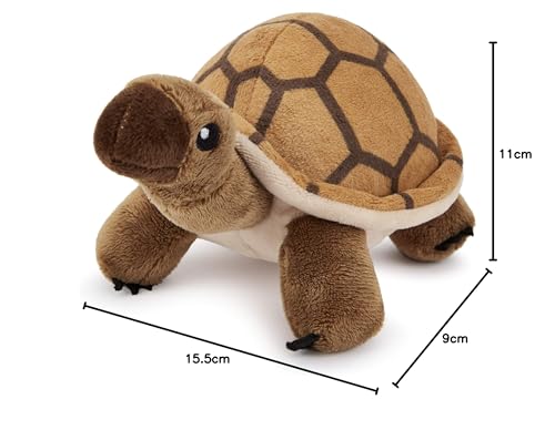 Zappi Co Children's Soft Cuddly Plush Toy Animal - Perfect Perfect Soft Snuggly Playtime Companions for Children (12-15cm /5-6") (Tortoise)