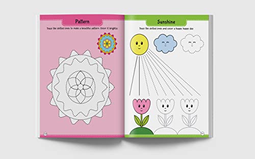 101 Pencil Control Activity Book For Kids: Tracing Practise Book Age 2+