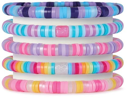 Cool MAKER Stack’d Heishi Studio bracelet making kit with beads and beading pen for kids ages 7 and up.