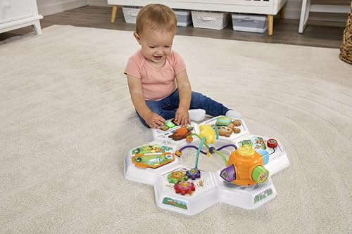 VTech Baby Busy Bee Activity Table, Interactive Play, Songs and Melodies, Develops Motor Skills, Sensory Development, Cause and Effect, Suitable for Ages 6, 9, 12 Months Plus, English Version