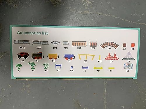 Electric Toddler Train Set Toy, Battery Powered Railway Train Track Toy Playset，Great Christ Gift for Kids Ages 3 4 5, Boys and Girls
