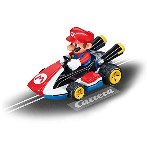 Multicolored Carrera FIRST Mario Kart Yoshi toy from Nintendo, featuring vibrant colors and detailed design.
