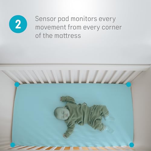 Angelcare AC25-1 movement monitor with video and sound, no Wi-Fi, medically certified, provides reassurance without wearables.