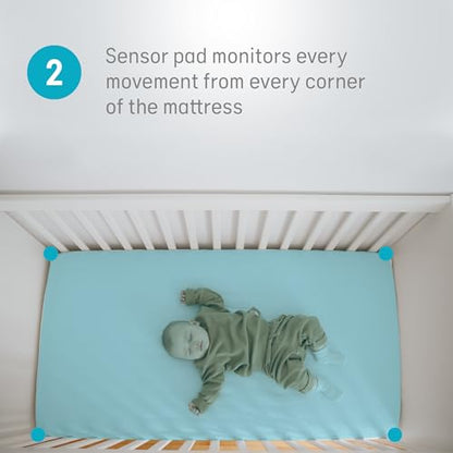 Angelcare AC25-1 movement monitor with video and sound, no Wi-Fi, medically certified, provides reassurance without wearables.