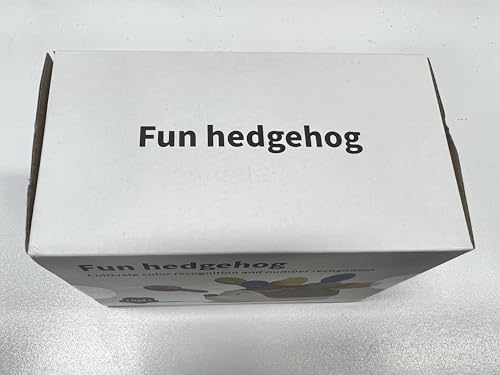 BelleStyle Baby Sensory Montessori Toys for 18 Months, Hedgehog Fine Motor Skills Toys Sorting Game Development Activity Toys Educational Learning Travel Toys for Toddlers Boys Girls 2 3 Years Old