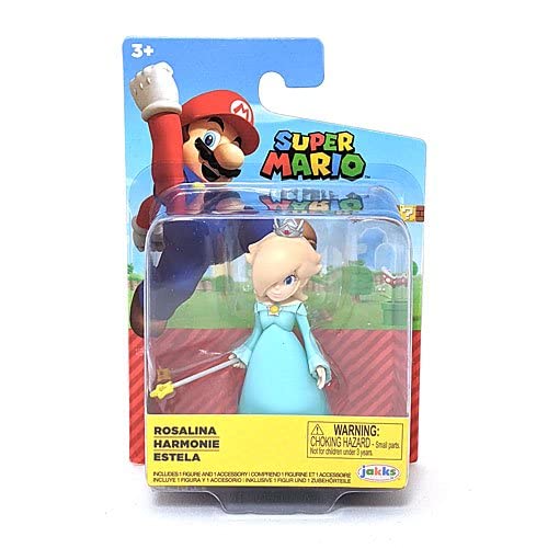 Super Mario World of Nintendo Rosalina action figure by Jakks Pacific, 6.3 cm tall, detailed character from the Super Mario series.