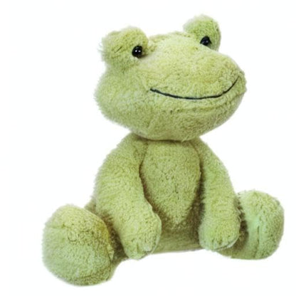 Apricot Lamb Toys Plush Velvet Frog Plushies Stuffed Animal Soft Cuddly Perfect for Child (green Frog, 9 Inches)