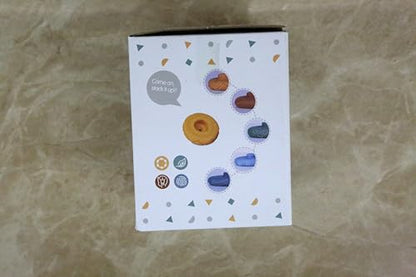 LEADSTAR Stacking Baby Toys Silicone, Elephant Silicone Soft Stack Rings, Teether for Baby, Early Development & Activity Sensory Toys for Babies, Toddlers & Infant, Gifts for Girls-7 PCS Teething Set